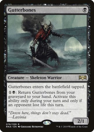 Gutterbones [Ravnica Allegiance Promos] | Cracking-Singles