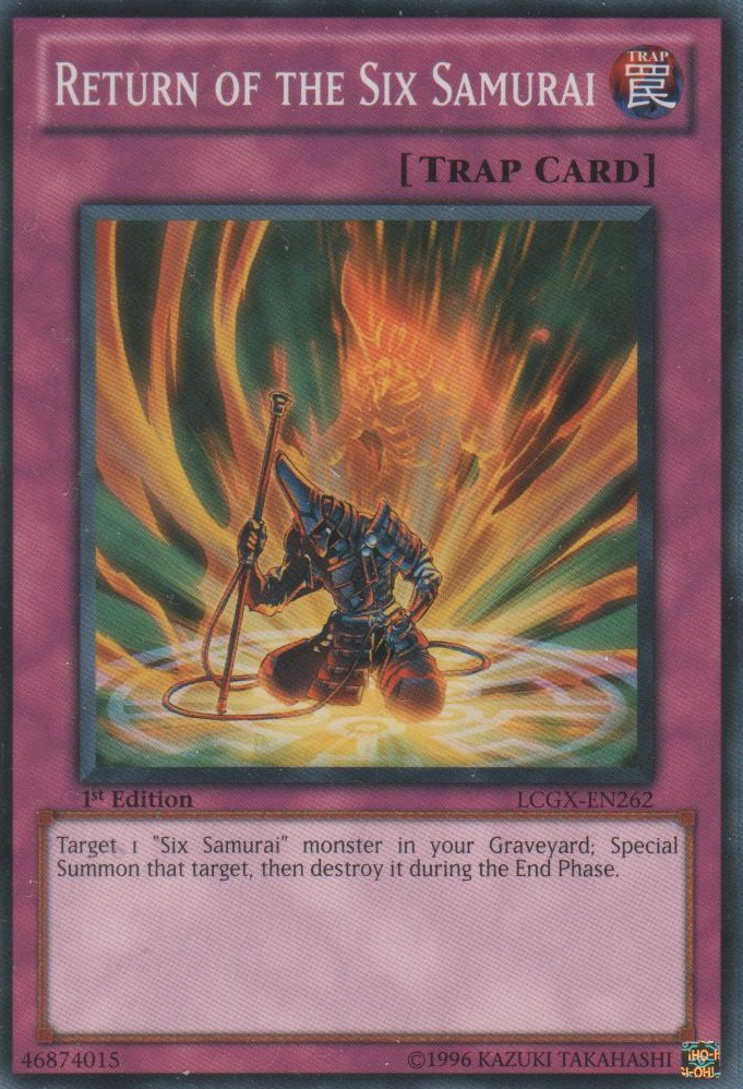 Return of the Six Samurai [LCGX-EN262] Common | Cracking-Singles