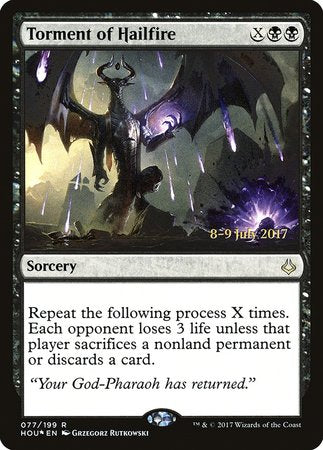 Torment of Hailfire [Hour of Devastation Promos] | Cracking-Singles