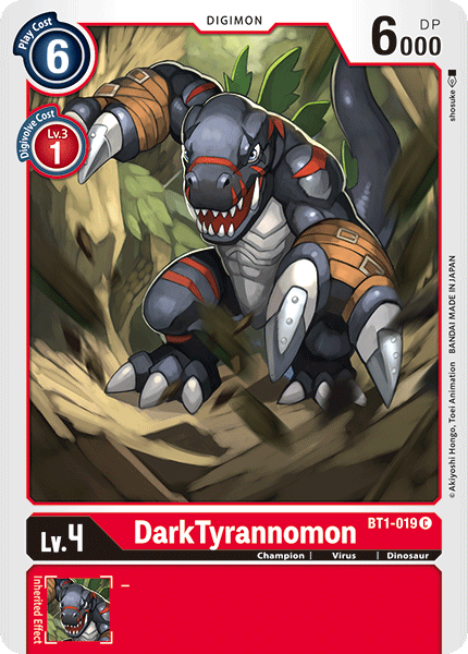 DarkTyrannomon [BT1-019] [Release Special Booster Ver.1.0] | Cracking-Singles