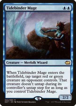 Tidebinder Mage [Duel Decks: Merfolk vs. Goblins] | Cracking-Singles