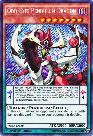 Odd-Eyes Pendulum Dragon [DUEA-EN004] Secret Rare | Cracking-Singles