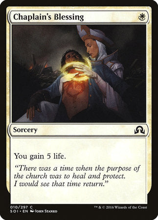 Chaplain's Blessing [Shadows over Innistrad] | Cracking-Singles