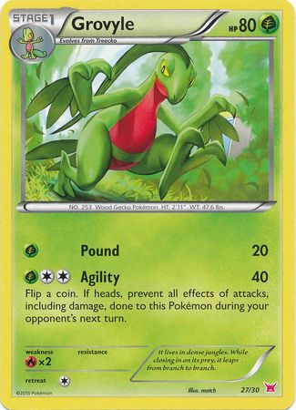 Grovyle (27/30) [XY: Trainer Kit 2 - Latias] | Cracking-Singles