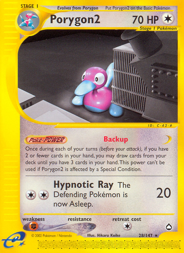 Porygon2 (28/147) [Aquapolis] | Cracking-Singles