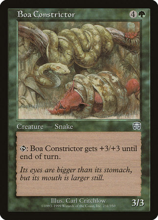 Boa Constrictor [Mercadian Masques] | Cracking-Singles