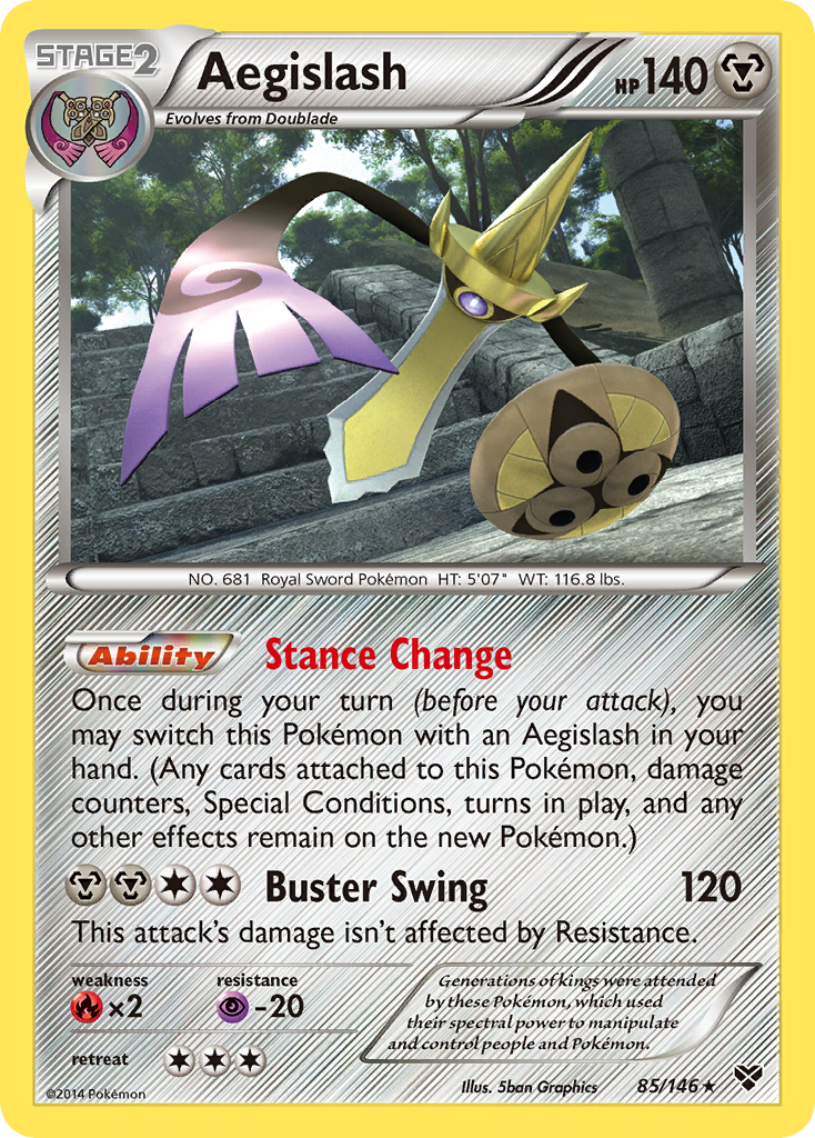 Aegislash (85/146) [XY: Base Set] | Cracking-Singles