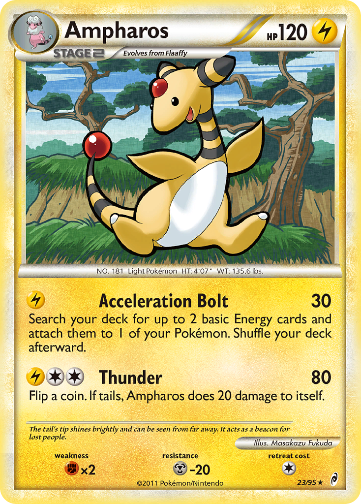 Ampharos (23/95) [HeartGold & SoulSilver: Call of Legends] | Cracking-Singles