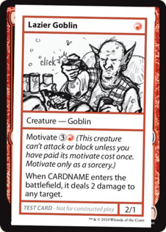 Lazier Goblin (2021 Edition) [Mystery Booster Playtest Cards] | Cracking-Singles