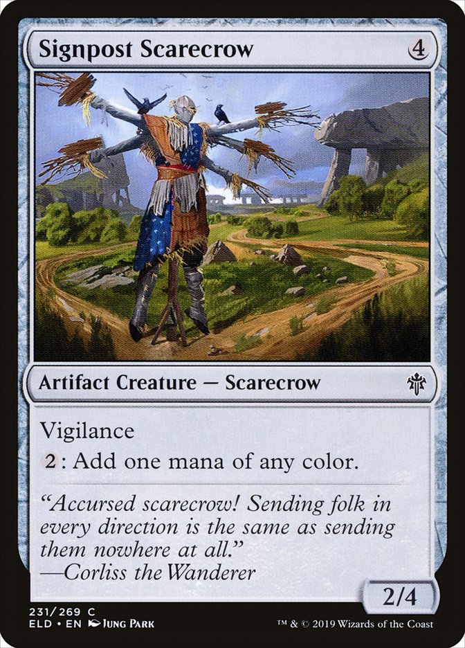 Signpost Scarecrow [Throne of Eldraine] | Cracking-Singles