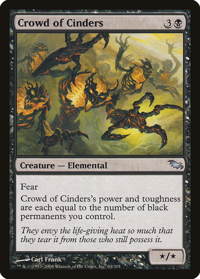 Crowd of Cinders [Shadowmoor] | Cracking-Singles