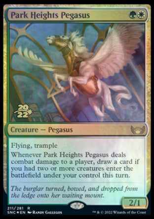 Park Heights Pegasus [Streets of New Capenna Prerelease Promos] | Cracking-Singles