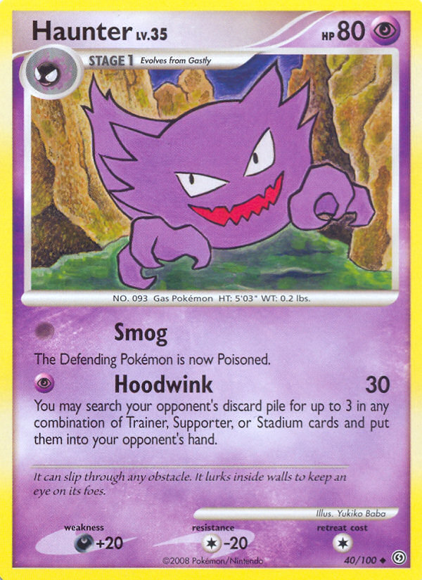 Haunter (40/100) [Diamond & Pearl: Stormfront] | Cracking-Singles