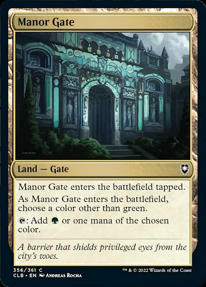 Manor Gate [Commander Legends: Battle for Baldur's Gate] | Cracking-Singles