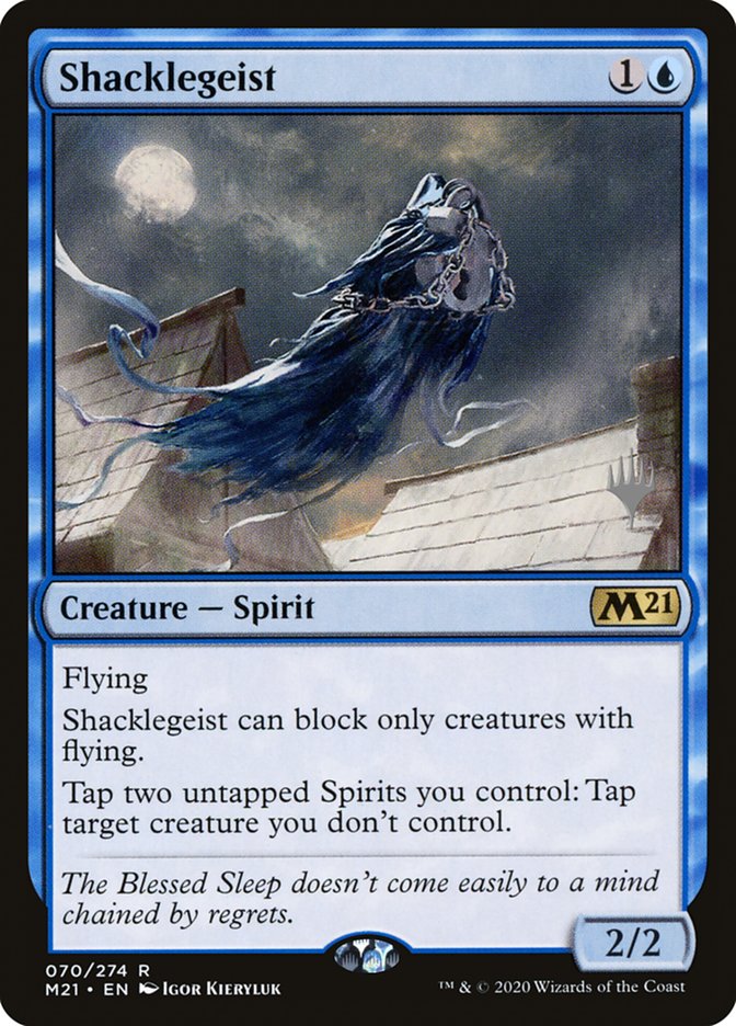 Shacklegeist (Promo Pack) [Core Set 2021 Promos] | Cracking-Singles