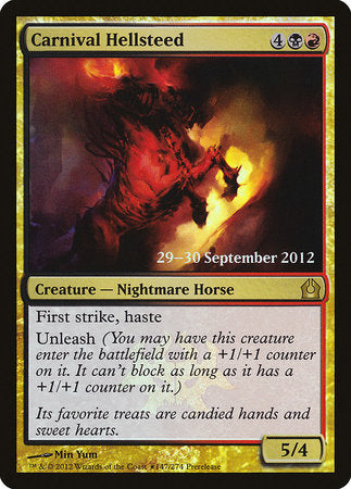 Carnival Hellsteed [Return to Ravnica Promos] | Cracking-Singles