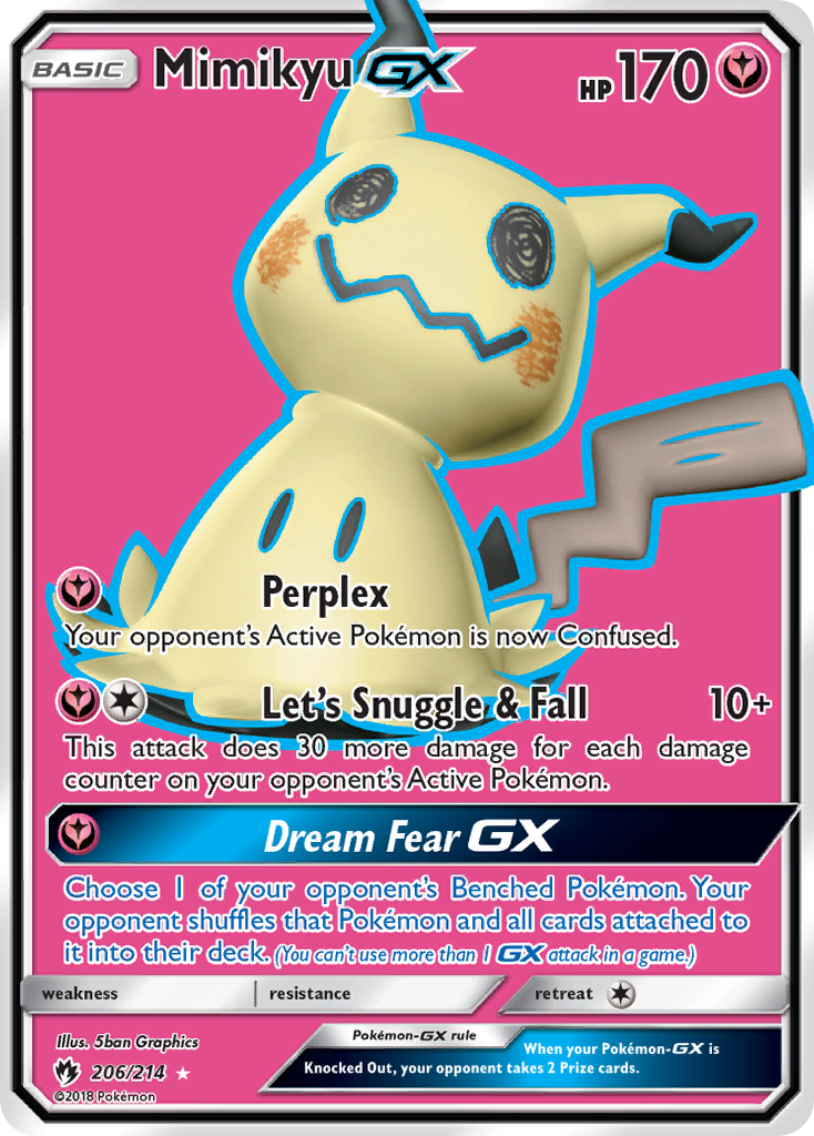 Mimikyu GX (206/214) [Sun & Moon: Lost Thunder] | Cracking-Singles