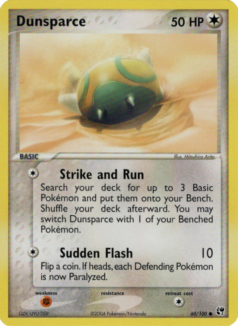 Dunsparce (60/100) [EX: Battle Stadium] | Cracking-Singles