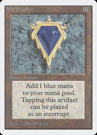 Mox Sapphire [Unlimited Edition] | Cracking-Singles