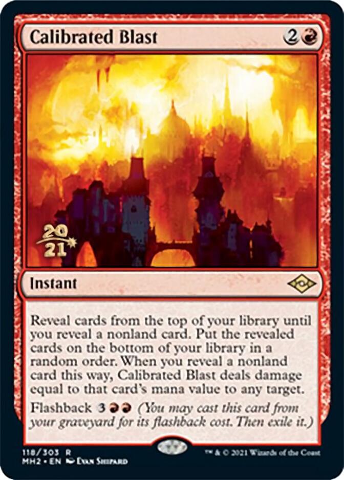 Calibrated Blast [Modern Horizons 2 Prerelease Promos] | Cracking-Singles