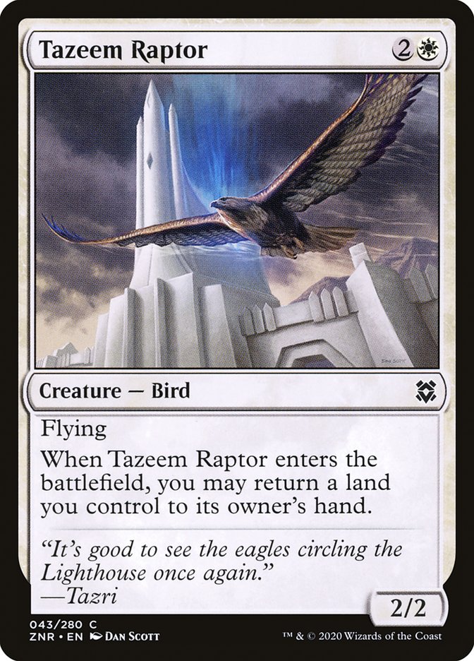 Tazeem Raptor [Zendikar Rising] | Cracking-Singles