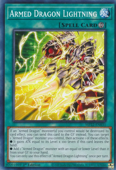 Armed Dragon Lightning [MP22-EN031] Common | Cracking-Singles