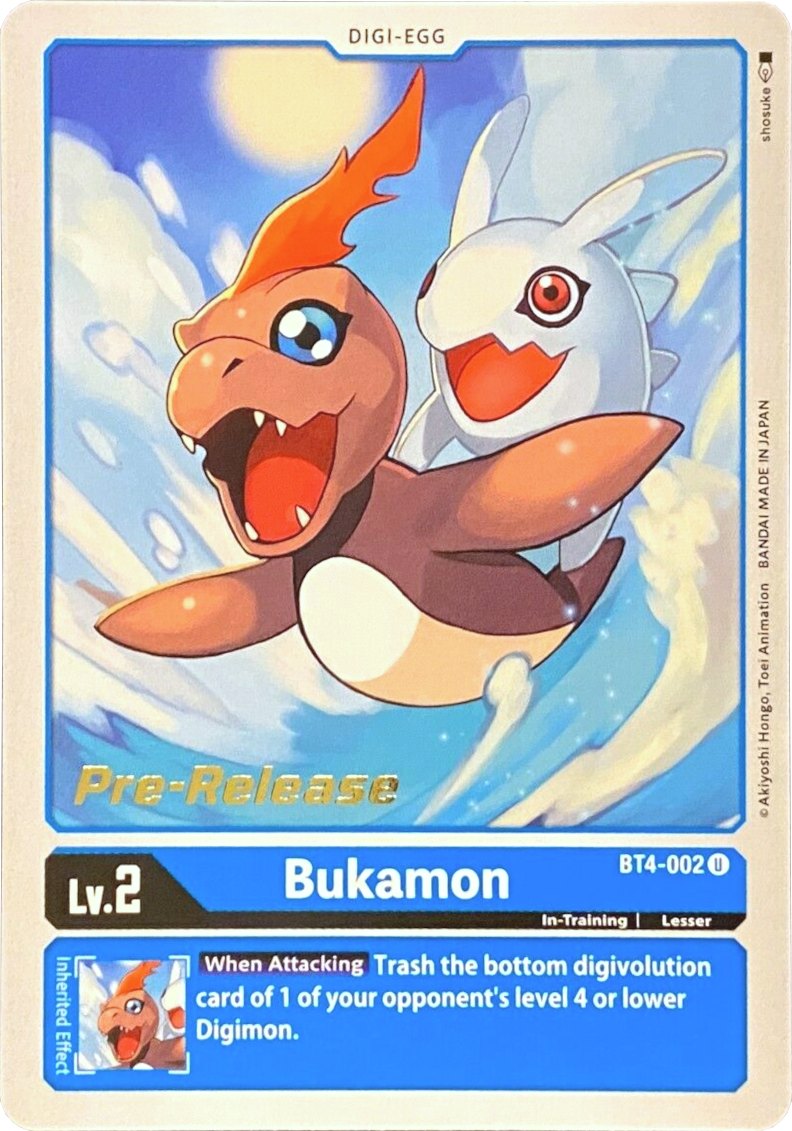 Bukamon [BT4-002] [Great Legend Pre-Release Promos] | Cracking-Singles