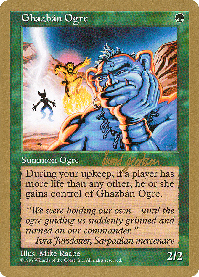 Ghazbán Ogre (Svend Geertsen) [World Championship Decks 1997] | Cracking-Singles