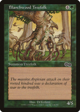 Blanchwood Treefolk [Urza's Saga] | Cracking-Singles