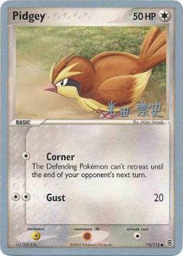 Pidgey (73/112) (Dark Tyranitar Deck - Takashi Yoneda) [World Championships 2005] | Cracking-Singles