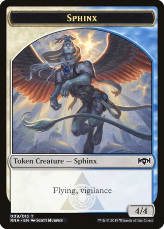 Sphinx Token [Ravnica Allegiance Tokens] | Cracking-Singles