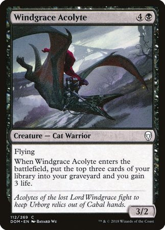 Windgrace Acolyte [Dominaria] | Cracking-Singles