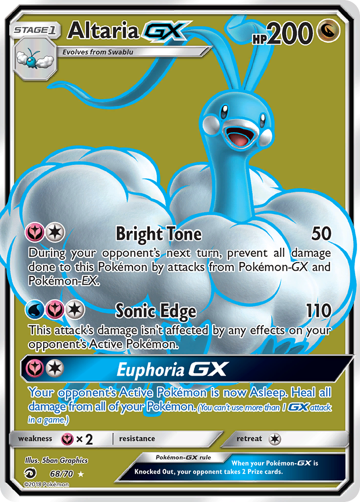 Altaria GX (68/70) [Sun & Moon: Dragon Majesty] | Cracking-Singles