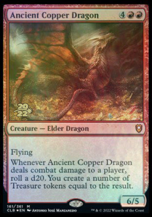 Ancient Copper Dragon [Commander Legends: Battle for Baldur's Gate Prerelease Promos] | Cracking-Singles