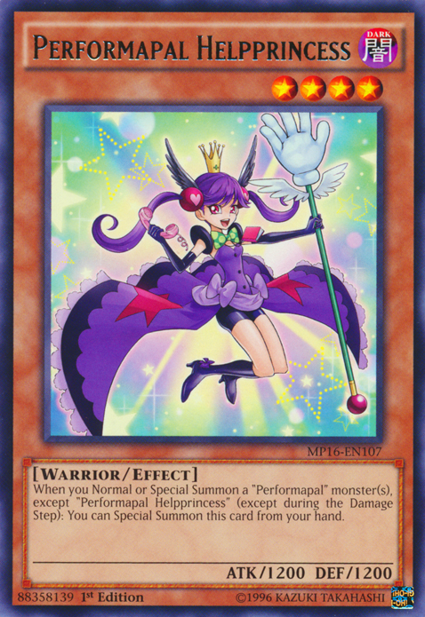 Performapal Helpprincess [MP16-EN107] Rare | Cracking-Singles