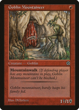 Goblin Mountaineer [Portal Second Age] | Cracking-Singles