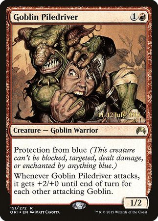 Goblin Piledriver [Magic Origins Promos] | Cracking-Singles