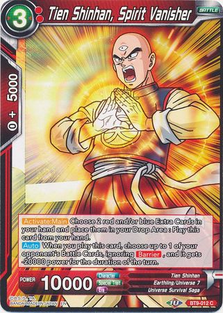 Tien Shinhan, Spirit Vanisher [BT9-012] | Cracking-Singles