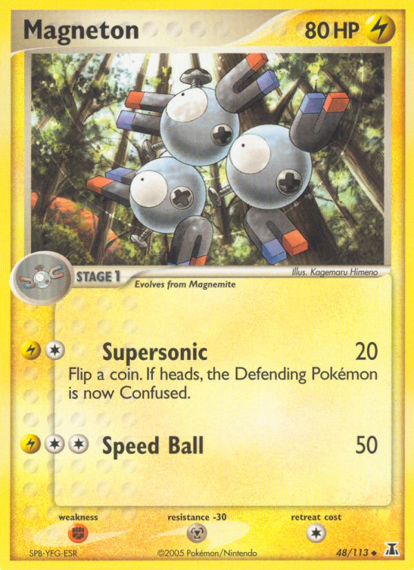 Magneton (48/113) [EX: Delta Species] | Cracking-Singles