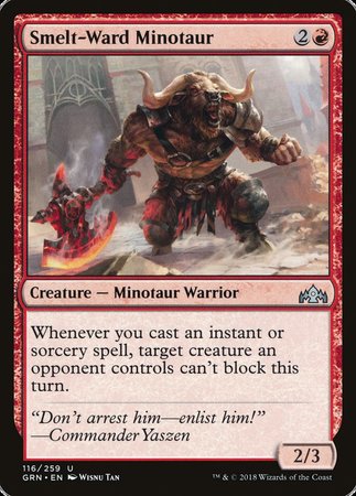 Smelt-Ward Minotaur [Guilds of Ravnica] | Cracking-Singles