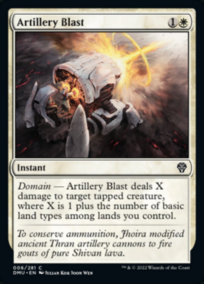 Artillery Blast [Dominaria United] | Cracking-Singles