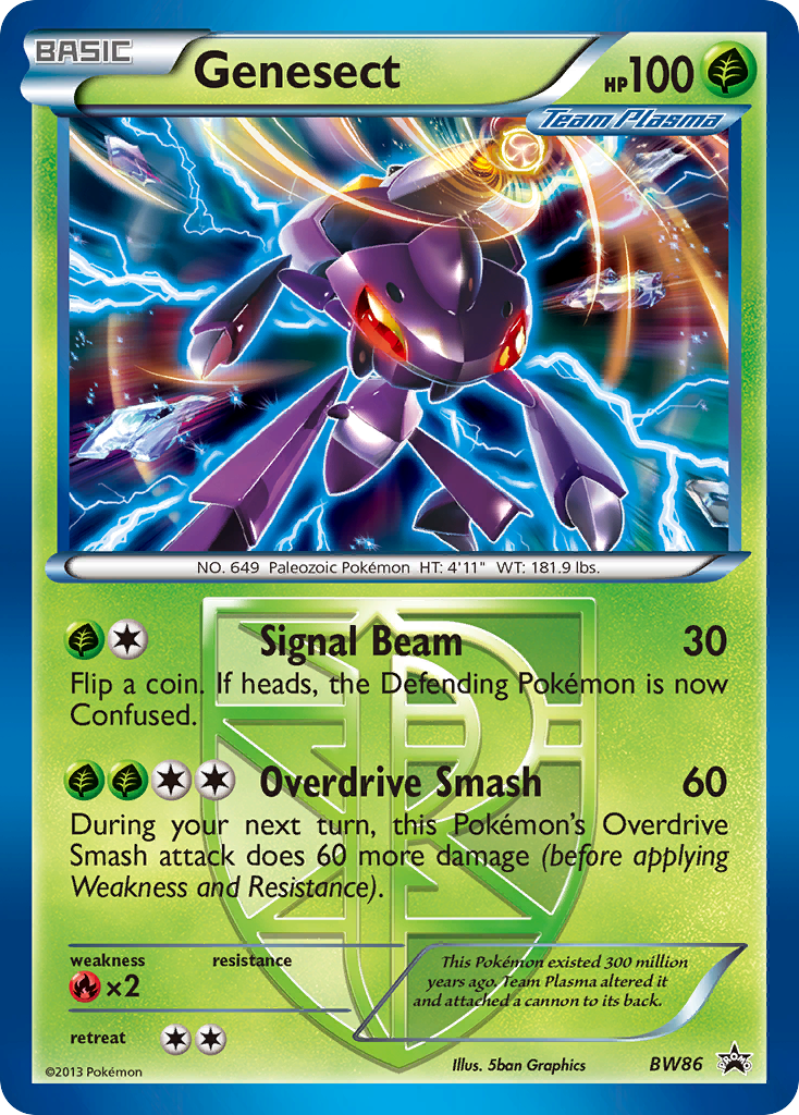 Genesect (BW86) (Team Plasma) [Black & White: Black Star Promos] | Cracking-Singles