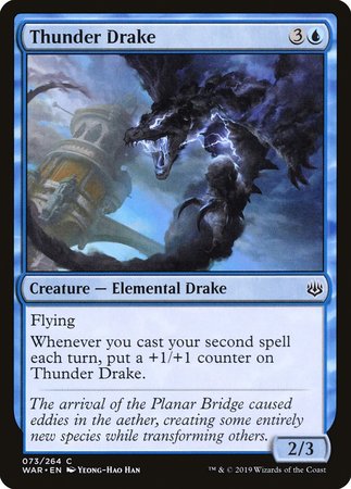 Thunder Drake [War of the Spark] | Cracking-Singles