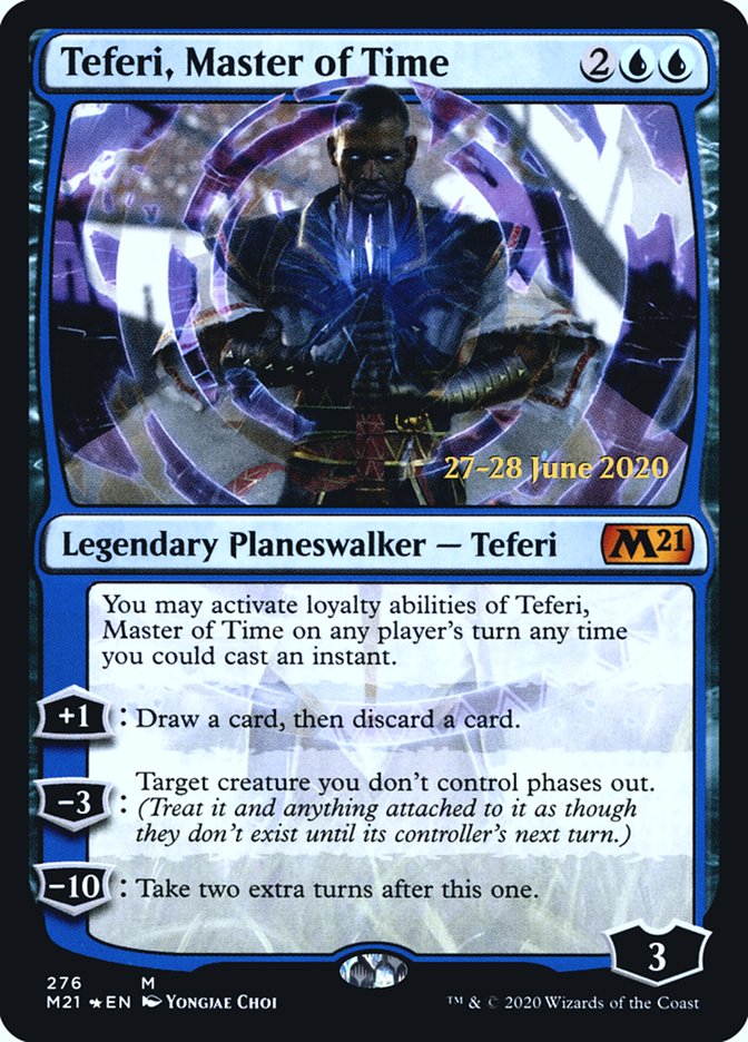 Teferi, Master of Time [Core Set 2021 Prerelease Promos] | Cracking-Singles