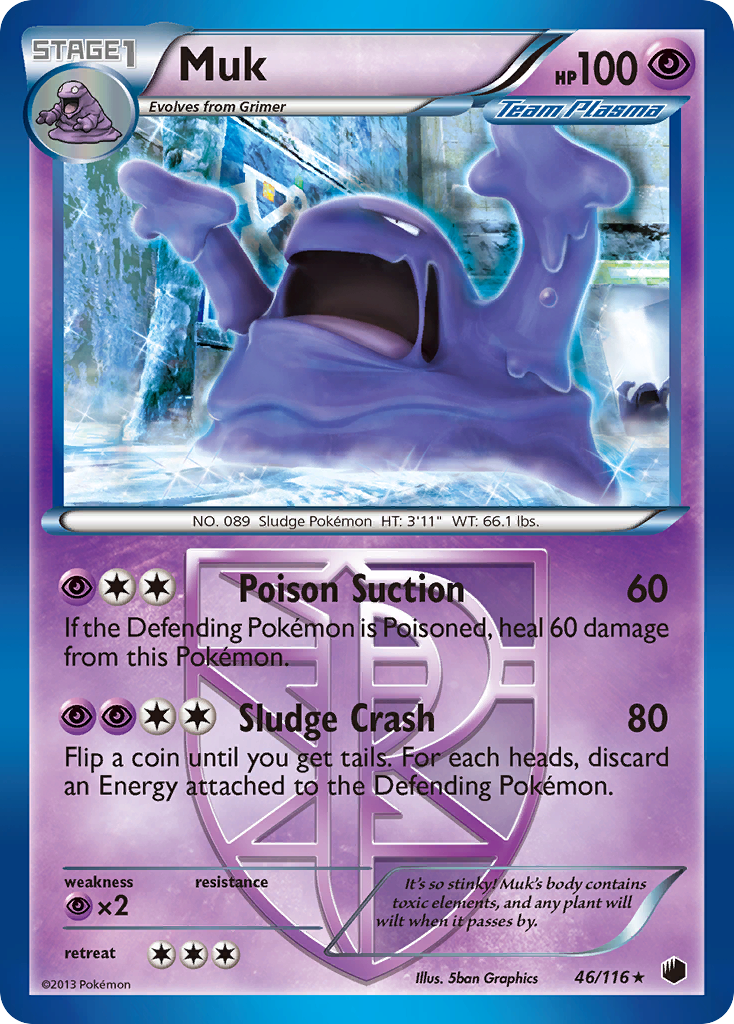 Muk (46/116) [Black & White: Plasma Freeze] | Cracking-Singles