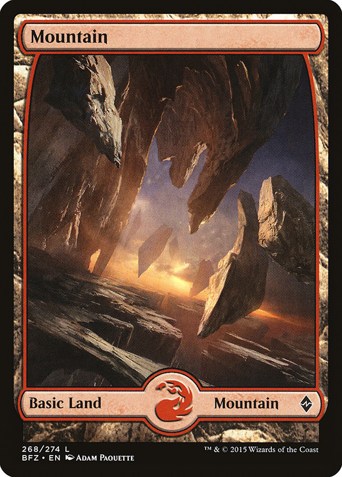 Mountain (268) [Battle for Zendikar] | Cracking-Singles