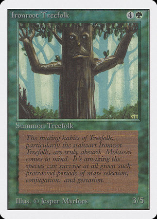 Ironroot Treefolk [Unlimited Edition] | Cracking-Singles