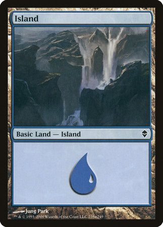 Island (235a) [Zendikar] | Cracking-Singles