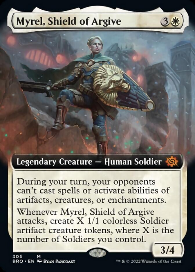 Myrel, Shield of Argive (Extended Art) [The Brothers' War] | Cracking-Singles