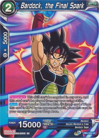 Bardock, the Final Spark [DB3-028] | Cracking-Singles